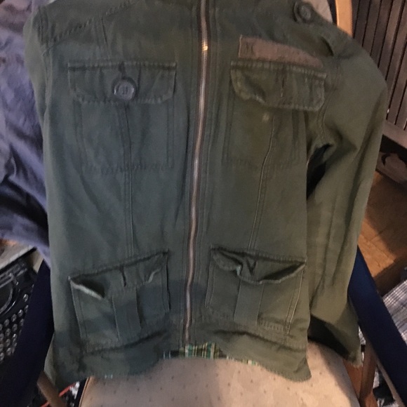Green Hurley Jacket size medium - Picture 2 of 4